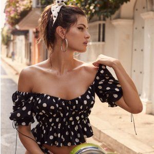 ****SOLD****For Love and Lemons Mochi Summer Blouse